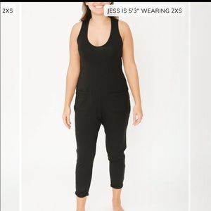 Saturday Romper in midnight black!